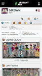 Mobile Screenshot of cdcblanc.deviantart.com