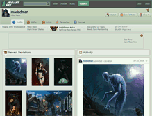 Tablet Screenshot of madadman.deviantart.com