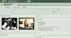 Desktop Screenshot of exterminexcz.deviantart.com