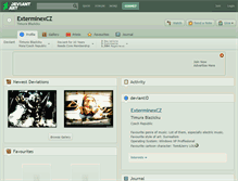 Tablet Screenshot of exterminexcz.deviantart.com