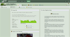 Desktop Screenshot of anthro-reptiles.deviantart.com