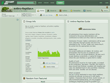 Tablet Screenshot of anthro-reptiles.deviantart.com