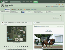 Tablet Screenshot of decorum100.deviantart.com