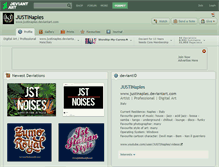 Tablet Screenshot of justinaples.deviantart.com