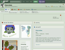 Tablet Screenshot of kgerrellea.deviantart.com
