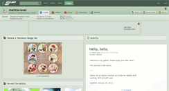 Desktop Screenshot of marimo-lover.deviantart.com