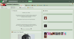 Desktop Screenshot of cannibal-creatures.deviantart.com