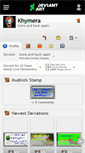 Mobile Screenshot of khymera.deviantart.com