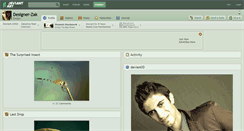 Desktop Screenshot of designer-zak.deviantart.com