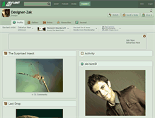 Tablet Screenshot of designer-zak.deviantart.com