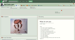 Desktop Screenshot of malli-tonks-lupin.deviantart.com