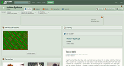 Desktop Screenshot of hollow-byakuya.deviantart.com