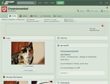 Tablet Screenshot of chosenannointed.deviantart.com
