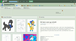 Desktop Screenshot of greyhoundtimmy.deviantart.com