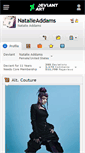 Mobile Screenshot of natalieaddams.deviantart.com