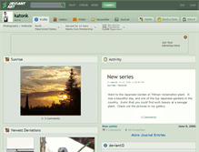 Tablet Screenshot of katonk.deviantart.com