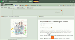 Desktop Screenshot of lonely-mitsukai.deviantart.com