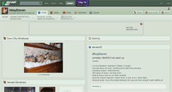 Desktop Screenshot of missydraven.deviantart.com