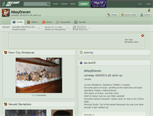 Tablet Screenshot of missydraven.deviantart.com
