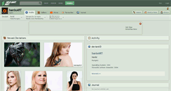Desktop Screenshot of banixart.deviantart.com