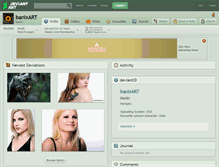 Tablet Screenshot of banixart.deviantart.com