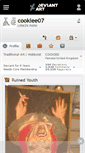 Mobile Screenshot of cookiee07.deviantart.com