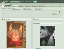 Tablet Screenshot of cookiee07.deviantart.com