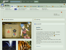 Tablet Screenshot of genieu.deviantart.com