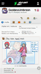 Mobile Screenshot of goddessumbreon.deviantart.com