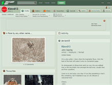 Tablet Screenshot of klowd13.deviantart.com