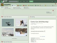 Tablet Screenshot of duniyadnd.deviantart.com