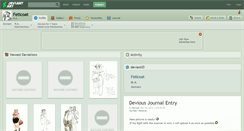 Desktop Screenshot of feticoat.deviantart.com