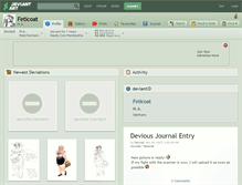 Tablet Screenshot of feticoat.deviantart.com