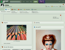 Tablet Screenshot of misiaa.deviantart.com