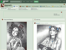Tablet Screenshot of deanna23.deviantart.com