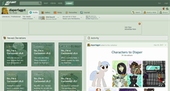 Desktop Screenshot of diaperfaggot.deviantart.com