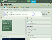 Tablet Screenshot of andrethesoave.deviantart.com