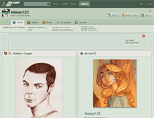Tablet Screenshot of masayu122.deviantart.com