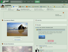Tablet Screenshot of medinka.deviantart.com