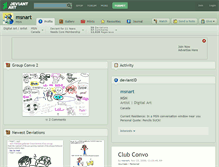 Tablet Screenshot of msnart.deviantart.com