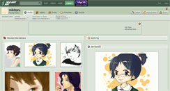 Desktop Screenshot of mikitoru.deviantart.com