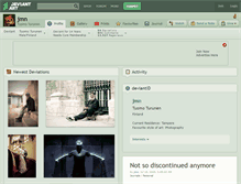 Tablet Screenshot of jmn.deviantart.com