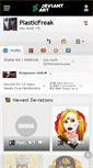 Mobile Screenshot of plasticfreak.deviantart.com