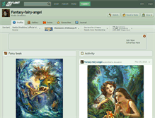 Tablet Screenshot of fantasy-fairy-angel.deviantart.com