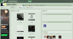 Desktop Screenshot of hunter-x-witch.deviantart.com