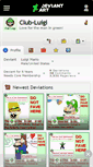 Mobile Screenshot of club-luigi.deviantart.com