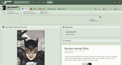 Desktop Screenshot of catwomanfc.deviantart.com