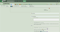 Desktop Screenshot of frosted-aqua.deviantart.com