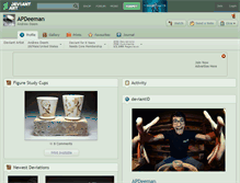 Tablet Screenshot of apdeeman.deviantart.com