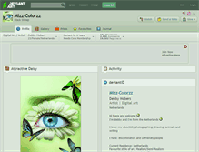 Tablet Screenshot of mizz-colorzz.deviantart.com